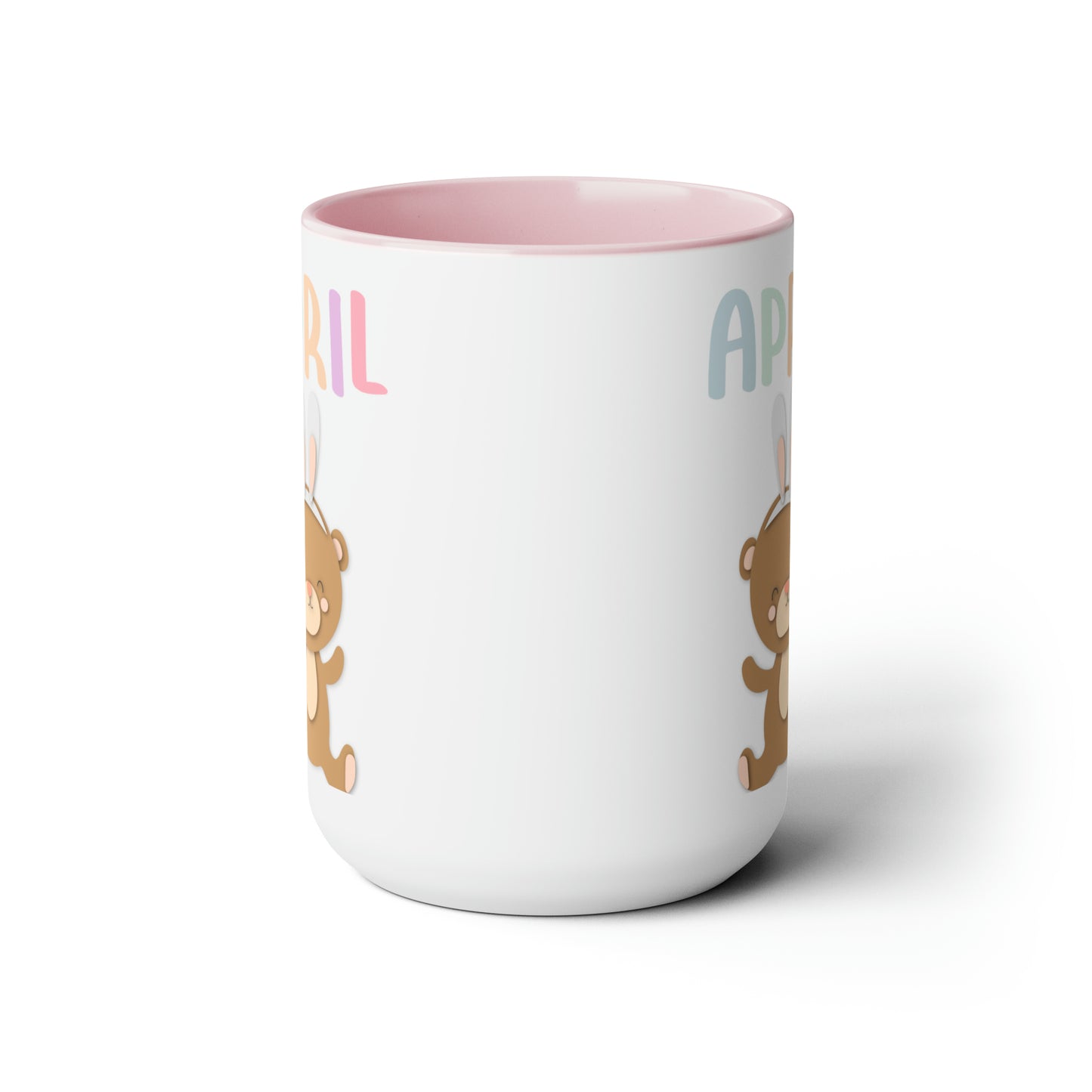 April Two-Tone Coffee Mugs, 15oz